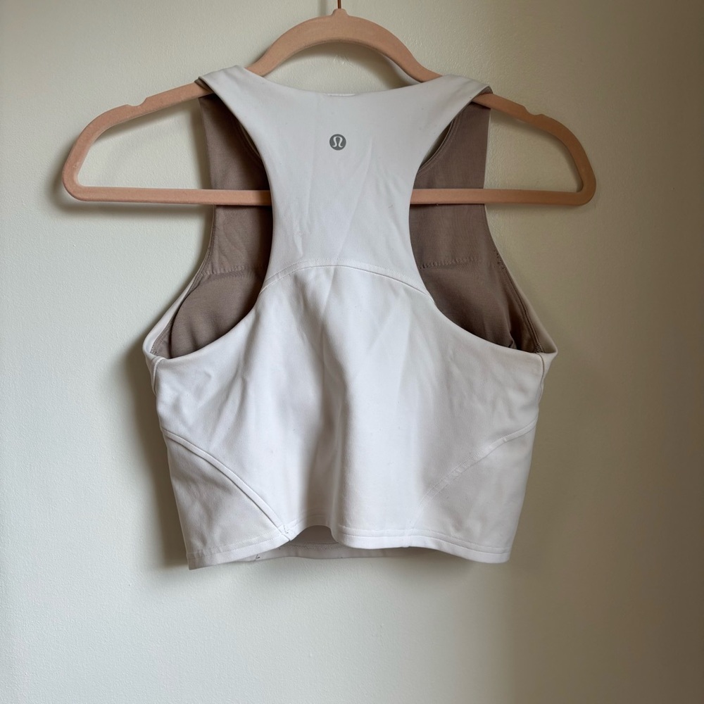 lululemon athletica White Crop Top